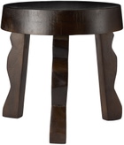 ferm LIVING Brown Faye Stool