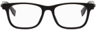Fendi Black Acetate Rectangular Glasses