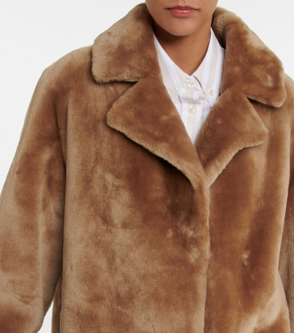 Yves Salomon Meteo shearling coat