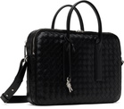 Bottega Veneta Black Getaway Briefcase