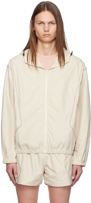 Photo: John Elliott Off-White Paneled Anorak Jacket