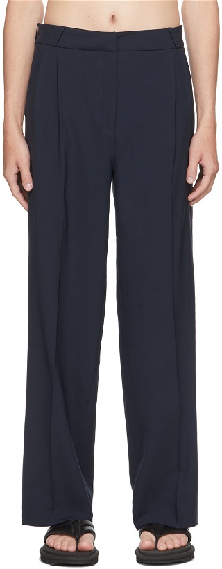 Photo: Coperni SSENSE Exclusive Navy Loose Tailored Trousers