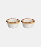 Les-Ottomans Bamboo set of 2 ceramic bowls
