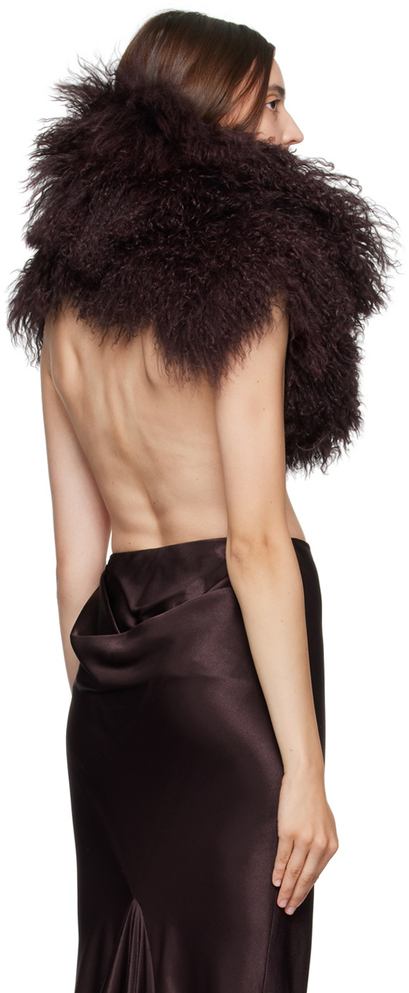 Ann Demeulemeester Purple Ragna Scarf