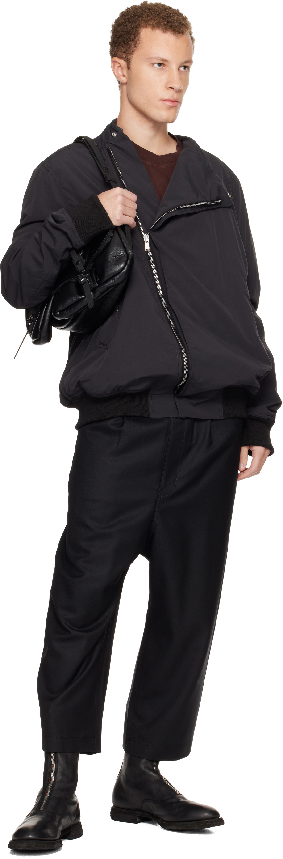 Innerraum Black Object HM2 Small Half Moon Bag