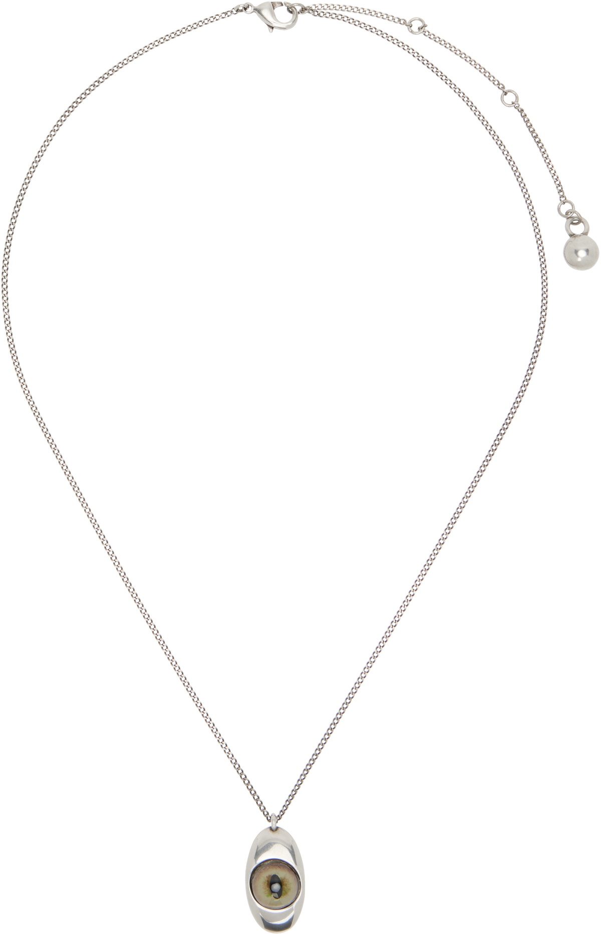 LEMAIRE Silver Maglite Chain Necklace Lemaire