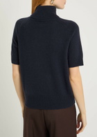Anine Bing Jackson Roll-neck Cashmere top Dark Blue