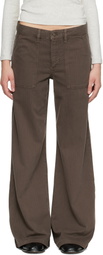 JEANERICA Brown Guell Trousers