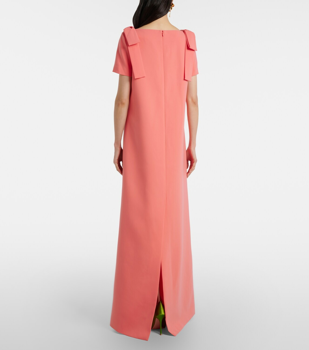 Carolina Herrera Bow-detail embellished floral gown