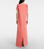 Carolina Herrera Bow-detail embellished floral gown
