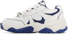 Axel Arigato White & Navy Catfish Lo Sneakers