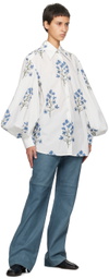 S.S.Daley White Balloon Blouse