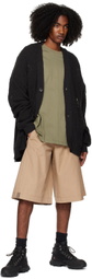 A. A. Spectrum Black Distressed Cardigan