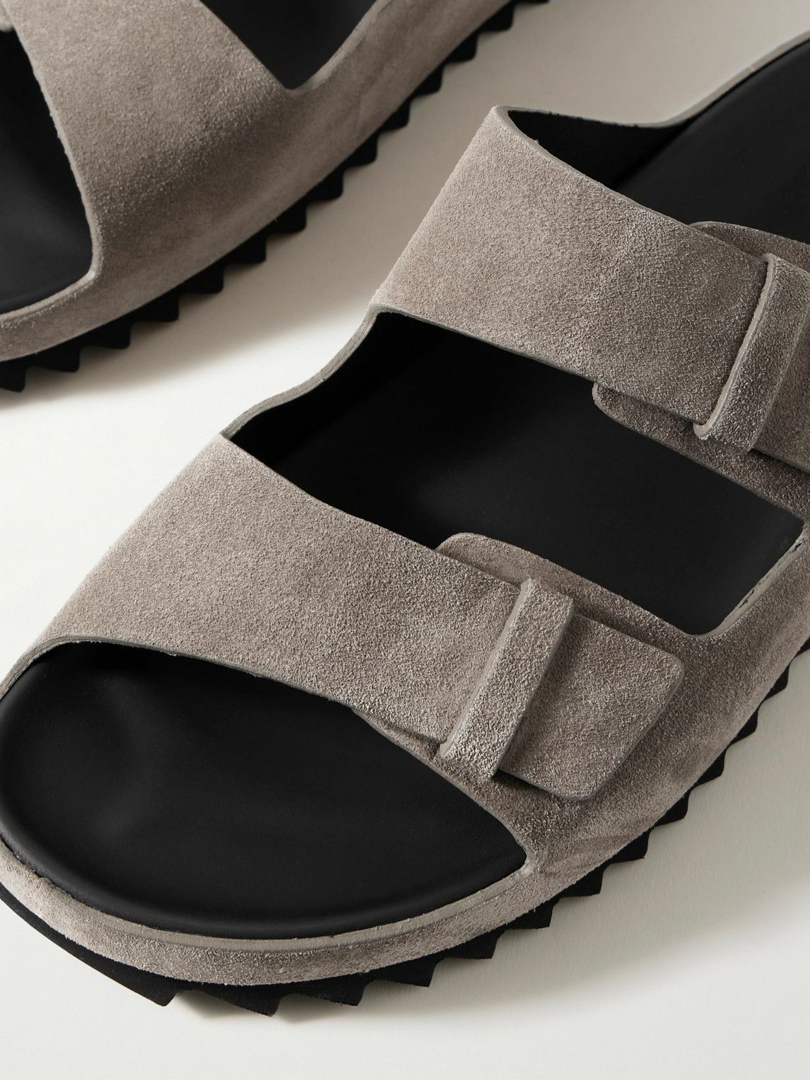 Officine Creative - Agorà 010 Suede Sandals - Neutrals