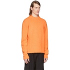 Tibi SSENSE Exclusive Orange Alpaca Cozette Sweater