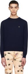 Vivienne Westwood Navy Orb Sweater