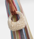Staud Reef crochet embellished shoulder bag