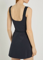 Spence Court Piqué Ponte Mini Dress Navy