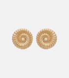 Self-Portrait Faux pearl-embellished earrings