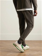 The Row - Edgar Tapered Cotton-Jersey Sweatpants - Green
