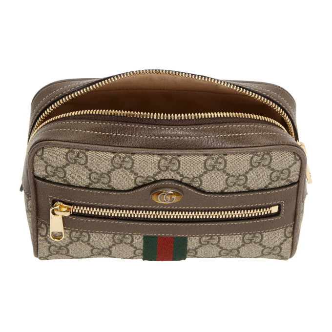 Gucci Belt Bag Ophidia Monogram GG Supreme Small Brown