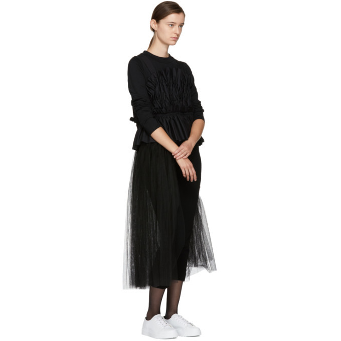 Chika Kisada Black Tulle Belt Skirt