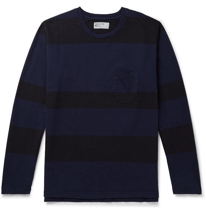 Photo: Universal Works - Striped Cotton-Jersey T-Shirt - Multi