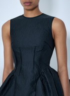 Cecilie Bahnsen CBdaimi Stria Matelassé Peplum Top
