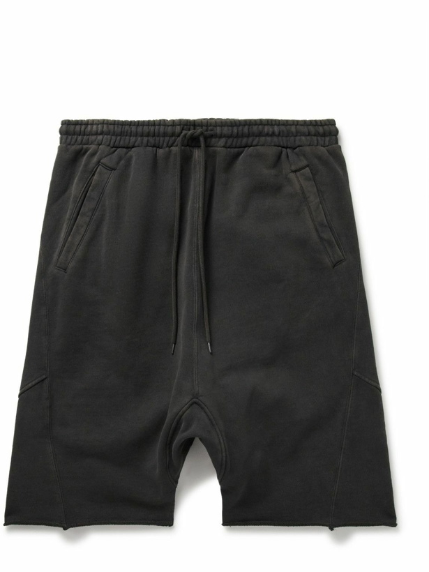 Photo: Entire Studios - Organic Cotton-Jersey Drawstring Shorts - Black