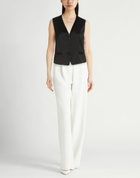 Agnona Womens Tailored Vest in Black