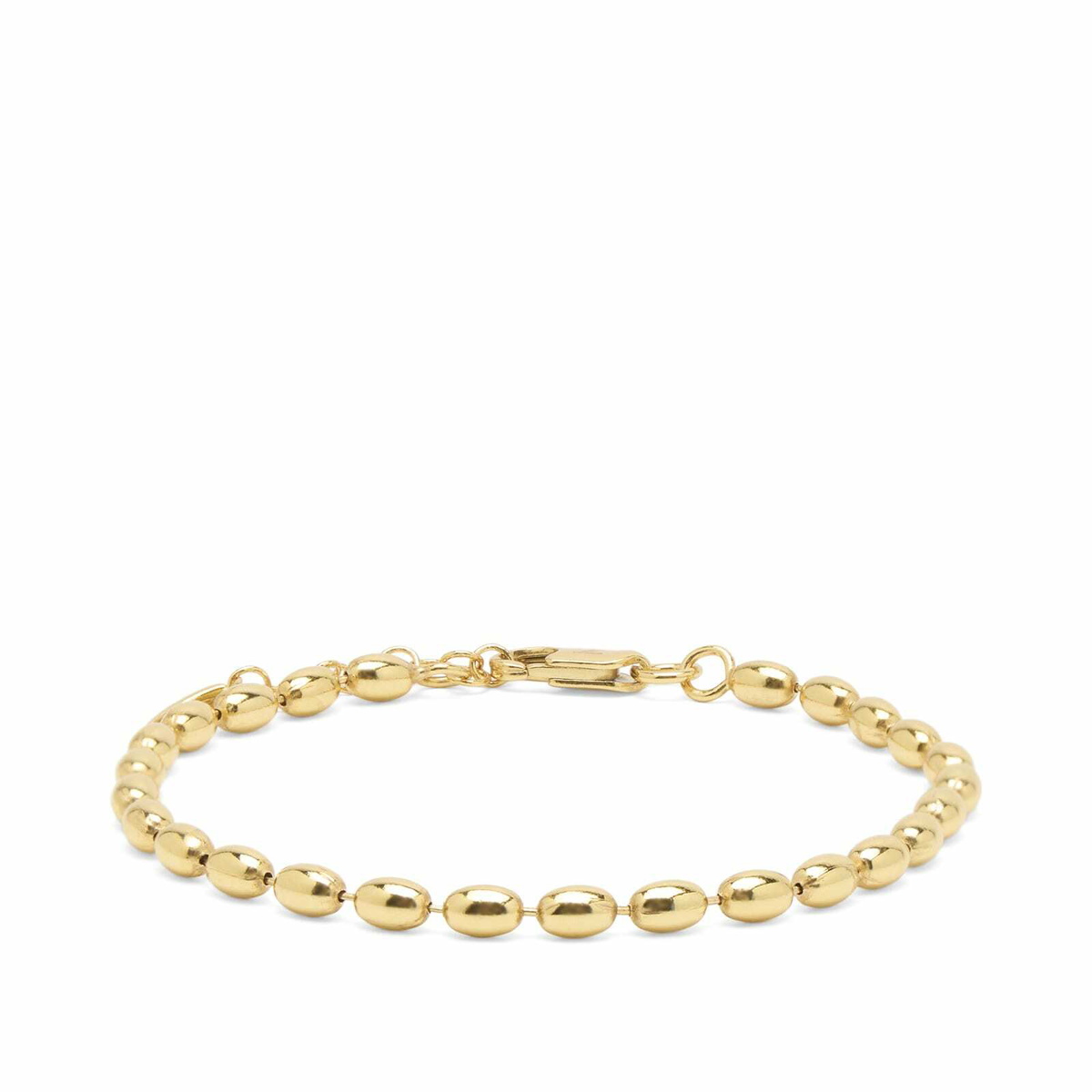 Missoma Women's Molten Olive Chain Bracelet in Gold