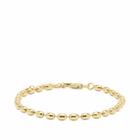 Missoma Women's Molten Olive Chain Bracelet in Gold