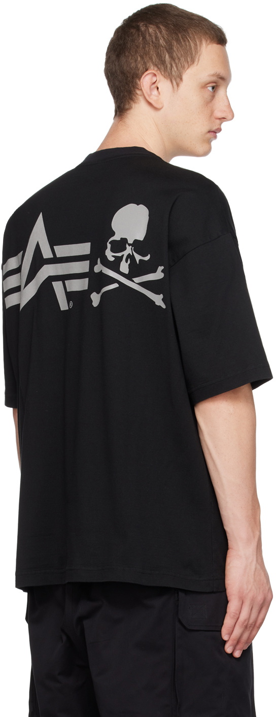 mastermind WORLD Black Alpha Industries Edition T-Shirt MASTERMIND