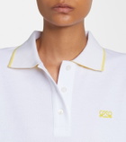 Loewe Double L cotton piqué polo shirt