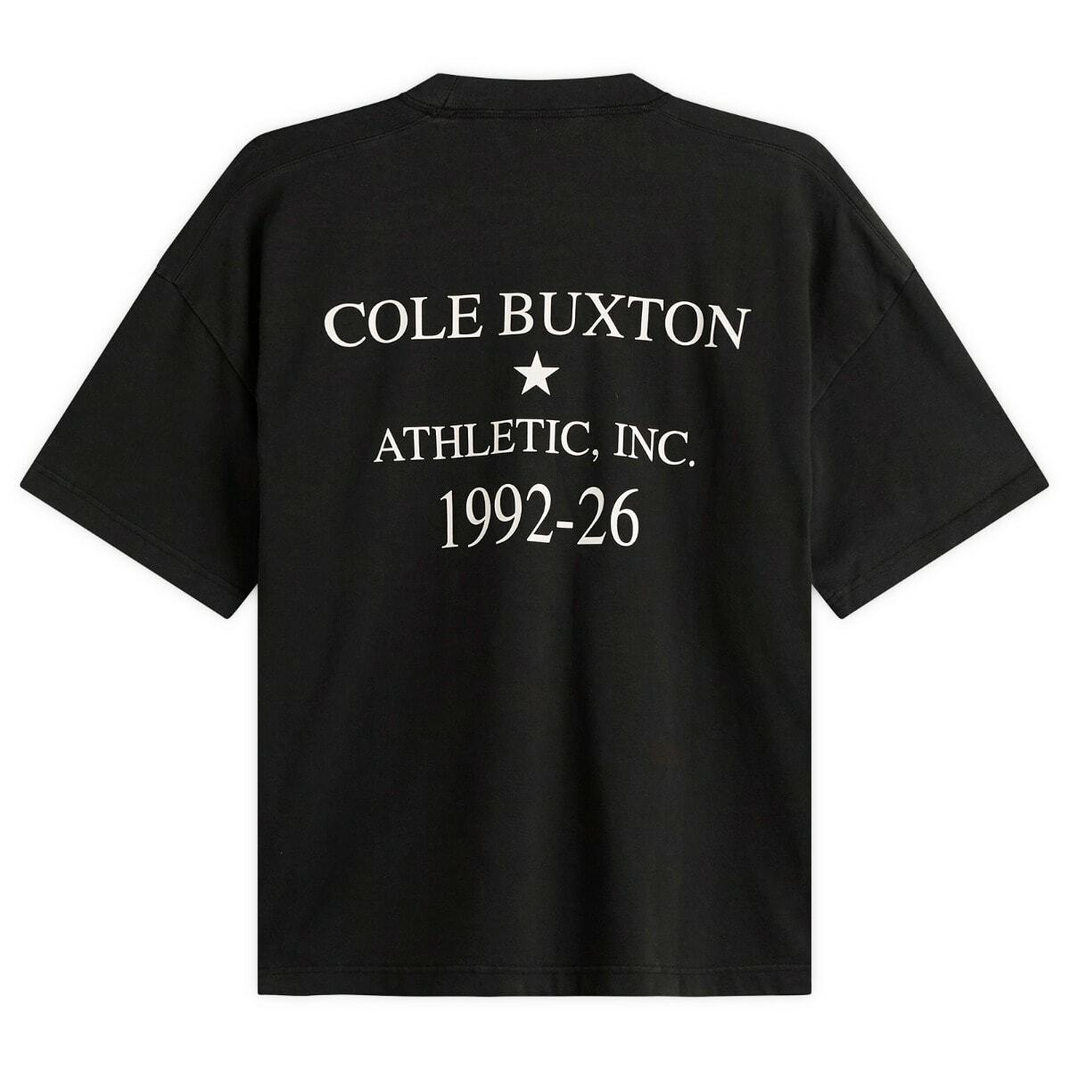 Cole Buxton Men's Athletic Inc T-Shirt in Vintage Black