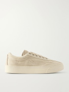Omni - Dellow Suede-Trimmed Distressed Drill Sneakers - Neutrals