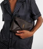 Saint Laurent Cassandre Small leather clutch