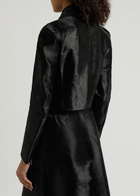 Tory Burch Calf Hair Jacket Black