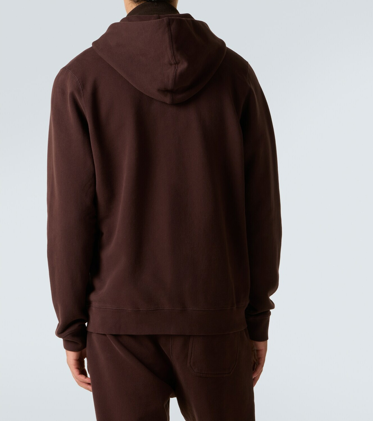 Sunspel Loopback cotton hoodie