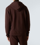 Sunspel Loopback cotton hoodie