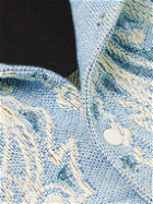 AMIRI - Tapestry Cotton-Jacquard Overshirt - Blue