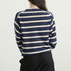 Nothing Written Women's Stripe Jumper in Dark Navy