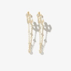 SHAY 18K Yellow Gold Double Fringe Diamond Hoop Earrings