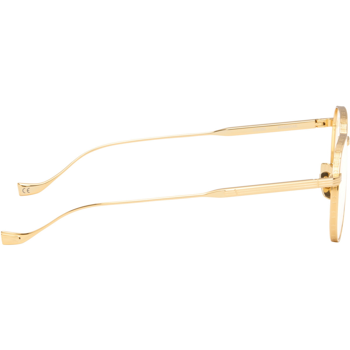 Cutler and Gross Gold Pembroke 1429 Aviator Optical Glsases