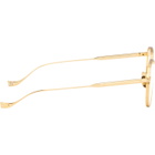 Cutler and Gross Gold Pembroke 1429 Aviator Optical Glsases