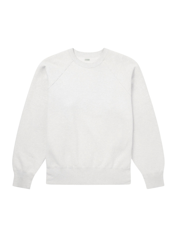 Photo: A.PRESSE - Cotton-Jersey Sweatshirt - Gray