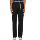 Marni Black Canvas Chino Trousers