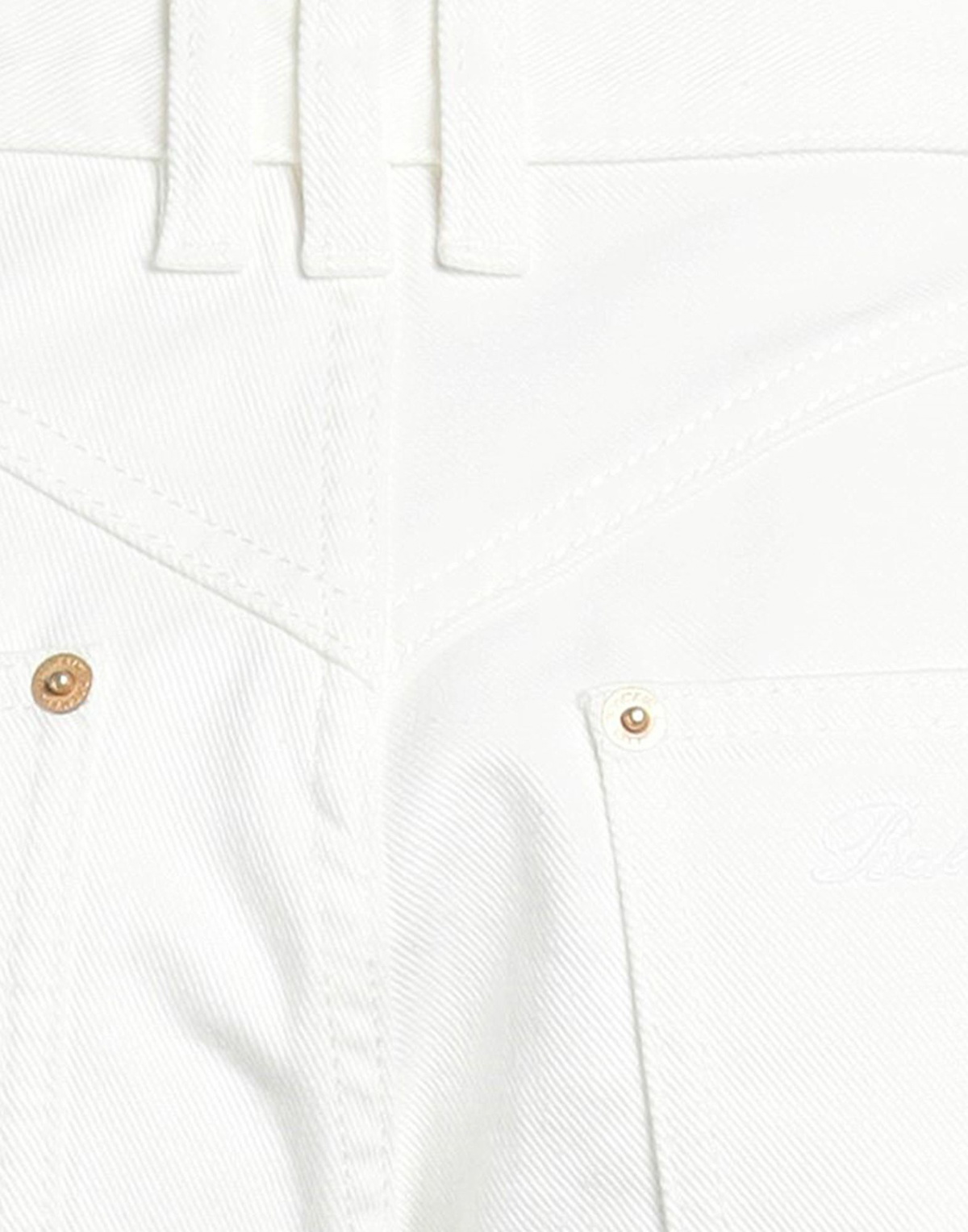 Balmain Womens Jeans in White