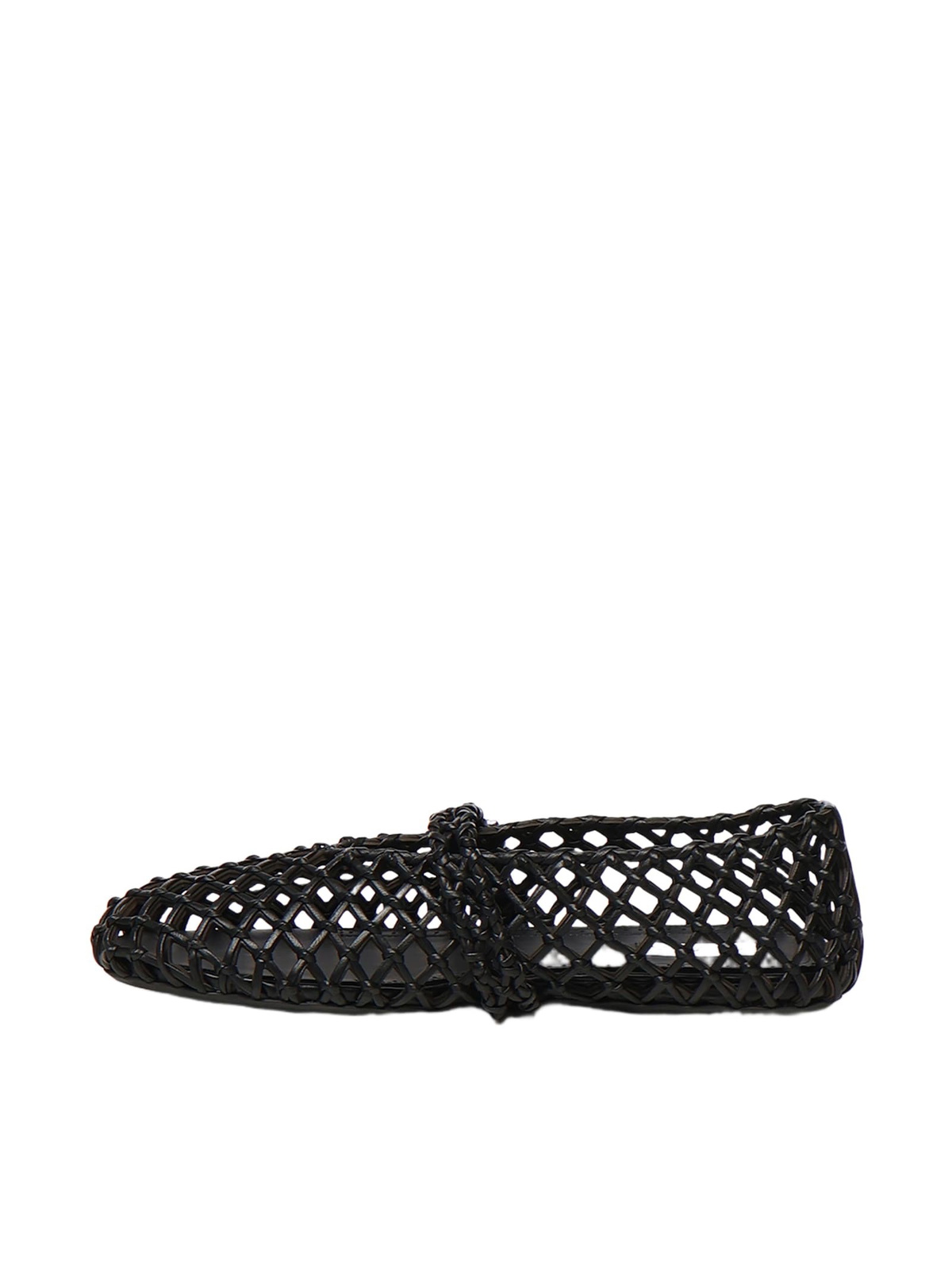 Alaia Flat Ballerinas In Interwoven Lamb Leather