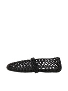 Alaia Flat Ballerinas In Interwoven Lamb Leather